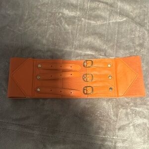 ❌❌SOLD❌❌Orange wide belt